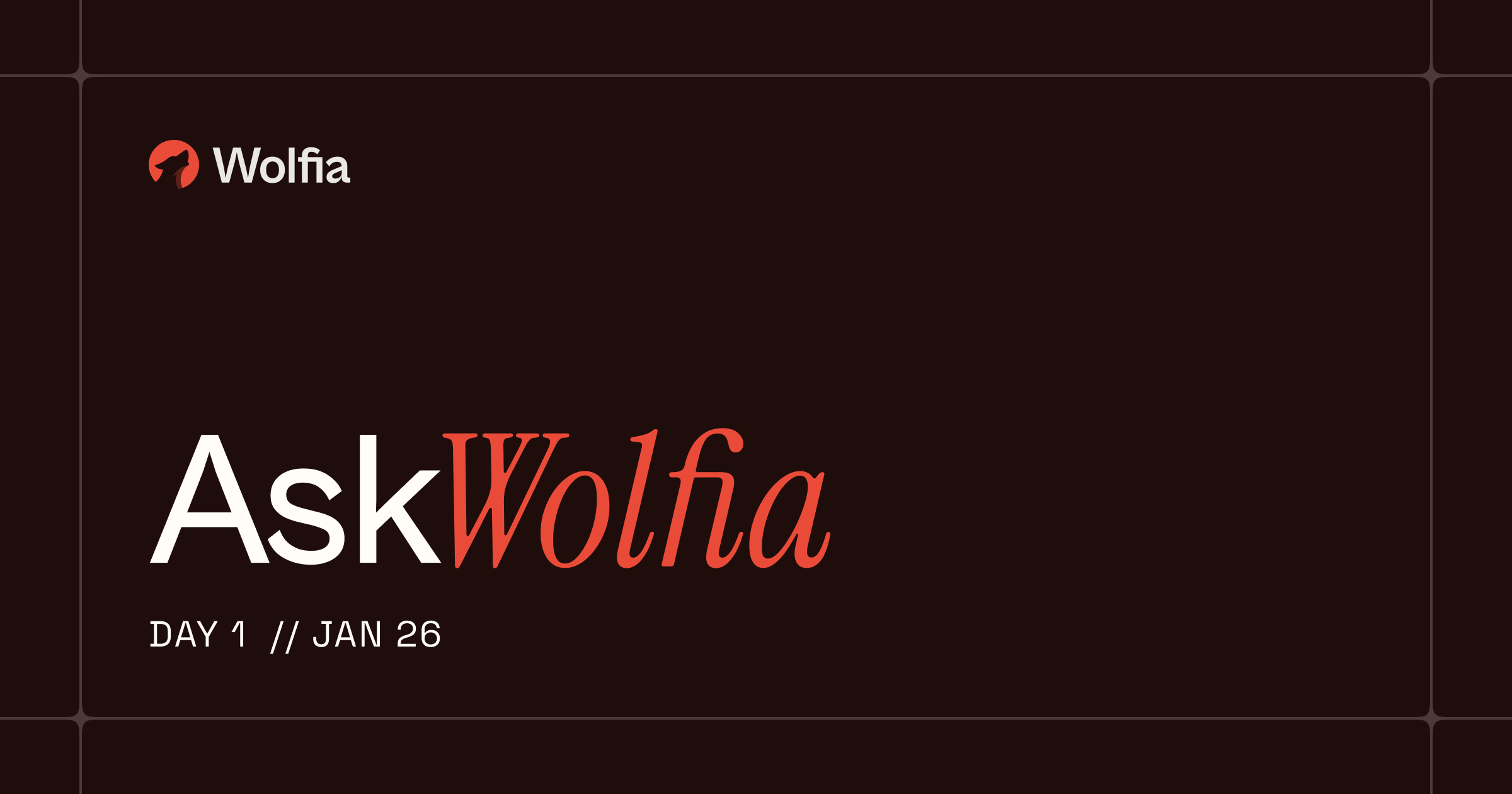Ask Wolfia: Your company knowledge, one question away