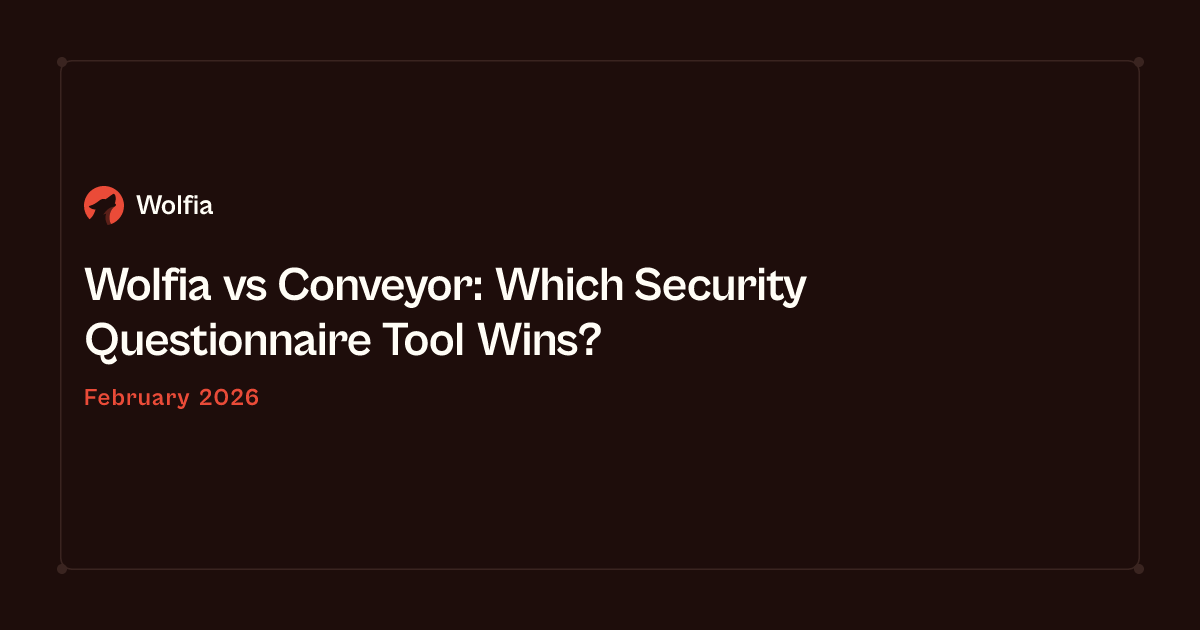 Wolfia vs Conveyor: Which Security Questionnaire Tool Wins? (February 2026)